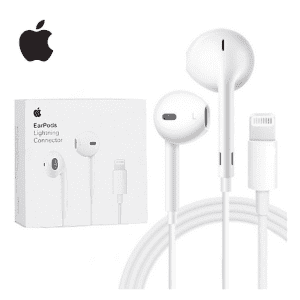 Стерео слушалки с микрофон за iPhone, Lightning жак, EarPods