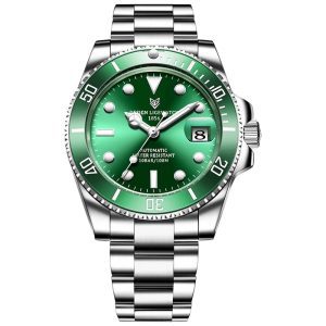 Мъжки часовник Lige Mechanical Watch, Водоустойчив