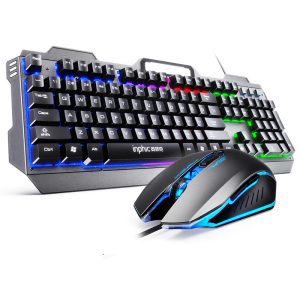 Комплект STELS Gaming V680, С кабел, USB, Rainbow Backlight