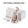 Уред за лифтинг на лице STELS Eternity Q90 в комплект с оригинална кутия, поставка и USB кабел, подходящ за мезотерапия, радиочестотен лифтинг и масаж на лицето против бръчки