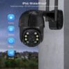 Камера за наблюдение STELS SmartZoom SL90, монтирана на стена, с устойчив на атмосферни влияния корпус и IP66 защита.