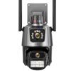 Изображение на камера за наблюдение STELS UltraZoom SL80, показващо детайлно нейния дизайн и основните ѝ компоненти.