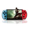 Конзола за игри STELS X12 Pro с ярък дисплей, показваща екшън сцена от игра.