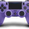 Лилав джойстик за PS4 DualShock 4 Electric Purple с безжична връзка и ергономичен дизайн за удобно управление.