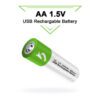 Акумулаторни батерии STELS AA 1.5V с вградена USB Type-C технология за лесно зареждане.