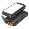 Външна батерия STELS PowerMax 20K с безжично зареждане – PowerBank с USB портове и соларен панел.
