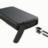 Външна батерия STELS SolarPro 16K с LED фенер, соларен панел и включен кабел – преносима батерия с удобен дизайн.