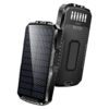 Външна батерия STELS SolarPro 16K с вграден соларен панел – преносима батерия с капацитет 16000mAh, подходяща за зареждане на мобилни устройства на открито.