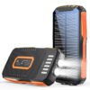 Външна батерия STELS SolarPro 16K с здрав корпус и соларен панел – преносима батерия с капацитет 16000mAh.