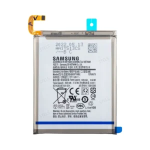 Оригинална батерия за Samsung Galaxy S10 5G, модел SM-G977, с фабричен етикет и защитен конектор.