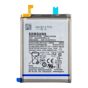 Оригинална батерия за Samsung Galaxy Note 10 Plus, модел SM-N975F / SM-N976F, с етикет и цветни конектори.