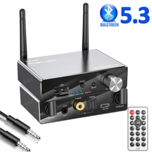STELS Bluetooth AUX приемник и предавател с Bluetooth 5.3 и множество входове