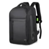 Черна ергономична раница STELS CityPro 30 с USB порт и джоб за лаптоп