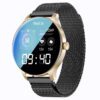Смарт часовник STELS Y20 с черна метална верижка – елегантен smartwatch модел, подходящ като дамски смарт часовник или мъжки смарт часовник за всеки стил.