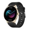 Смарт часовник STELS Y20 с черна силиконова каишка – стилен и функционален smartwatch, подходящ като дамски смарт часовник или мъжки смарт часовник.