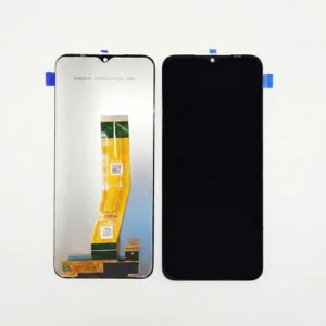 Резервен LCD дисплей с тъчскрийн за Samsung Galaxy A14 4G (A145), изглед отпред и отзад