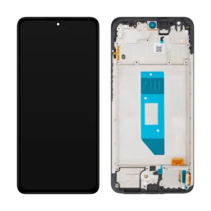 Оригинален дисплей с рамка за Xiaomi Redmi Note 14 4G черен
