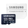 Комплект Samsung PRO Ultimate microSDXC карта памет с USB адаптер за лаптоп