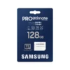 Оригинална опаковка на бърза карта памет Samsung PRO Ultimate microSD 128GB