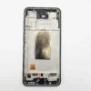 Задна част на оригинален дисплей за Samsung Galaxy A37 5G (SM-A376B) с рамка и конектори